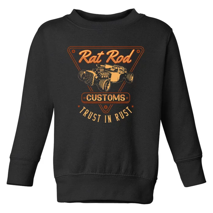 Rat Rod Customs Vintage Toddler Sweatshirt