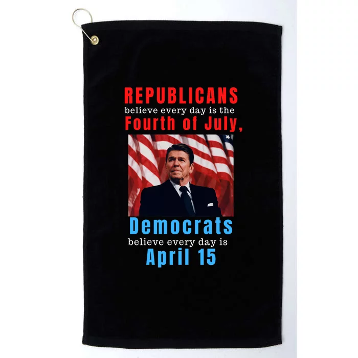 Ronald Reagan Conservative Platinum Collection Golf Towel