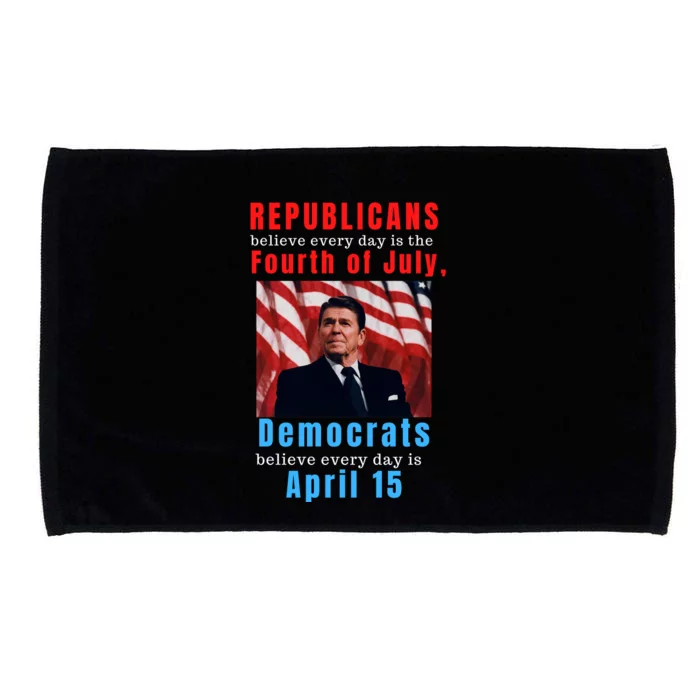 Ronald Reagan Conservative Microfiber Hand Towel