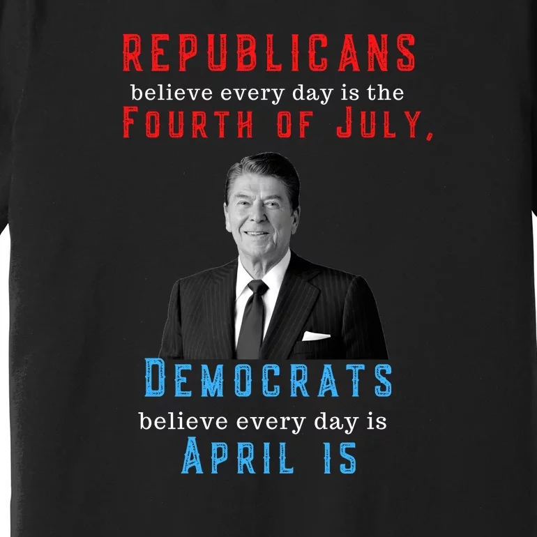 Ronald Reagan Conservative Premium T-Shirt