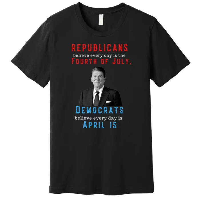 Ronald Reagan Conservative Premium T-Shirt