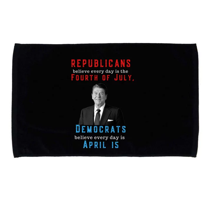 Ronald Reagan Conservative Microfiber Hand Towel