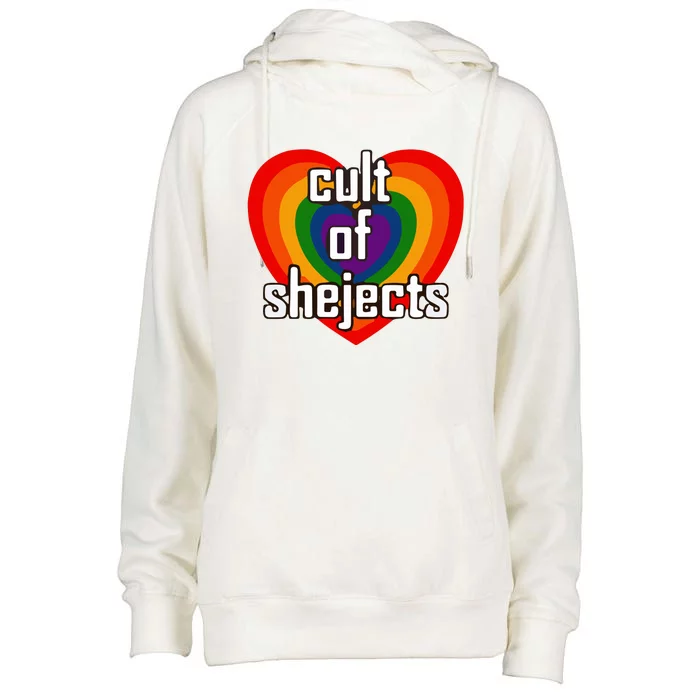 Reel Rejects Cult Of Shejects New Womens Funnel Neck Pullover Hood