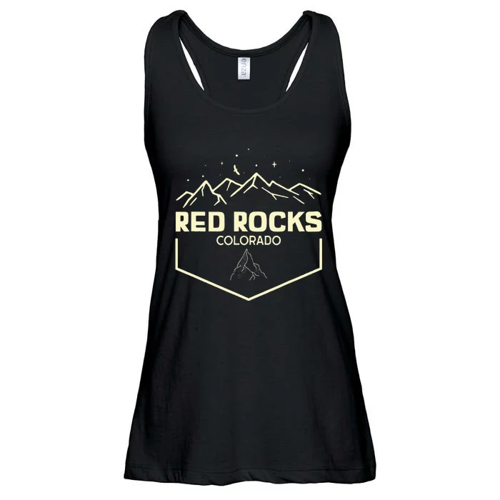 Red Rocks Colorado Epic Moonlight Ladies Essential Flowy Tank