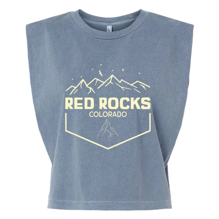 Red Rocks Colorado Epic Moonlight Garment-Dyed Women's Muscle Tee