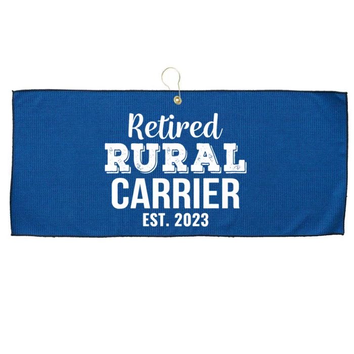 Retired Rural Carrier Gift Retirement Large Microfiber Waffle Golf Towel