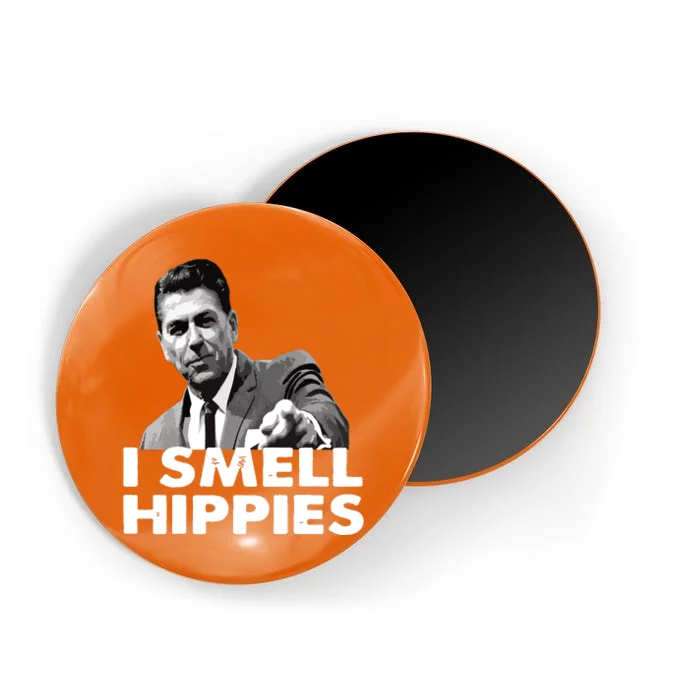 Reagan Ronald Conservative Funny Smell Hippies Merica Magnet