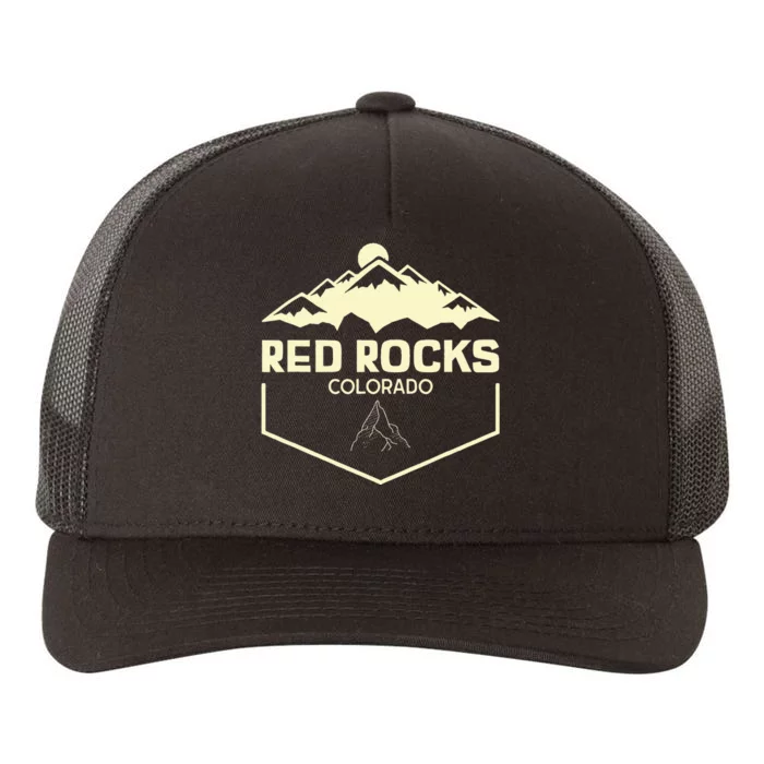 Red Rocks Colorado Beautiful Rocky Mountains Yupoong Adult 5-Panel Trucker Hat