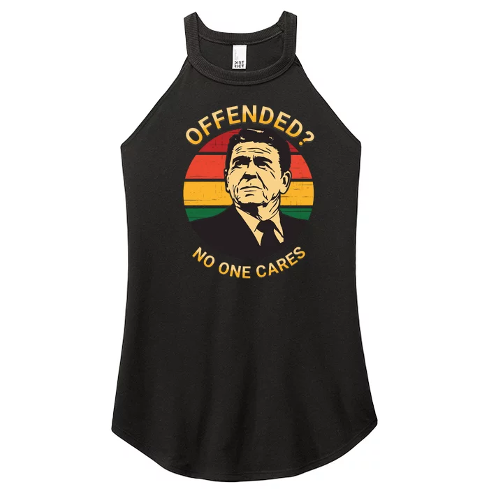 Ronald Reagan Conservative Politically Incorrect Women’s Perfect Tri Rocker Tank