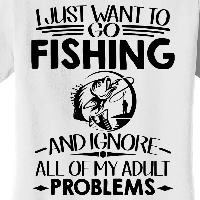 Retro Reel Cool Pepere Fishing Fisherman Funny Women's T-Shirt