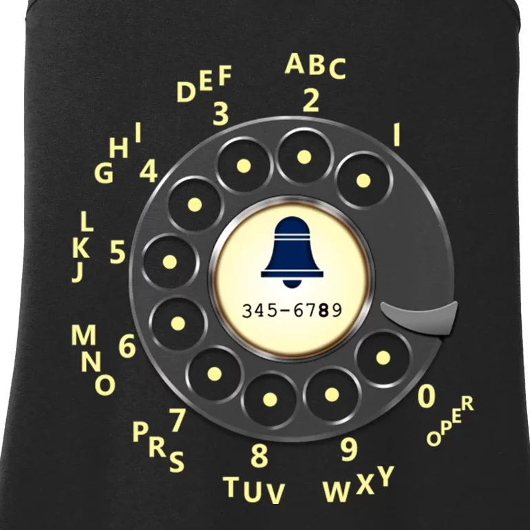 Retro Rotary Dial Ladies Essential Tank