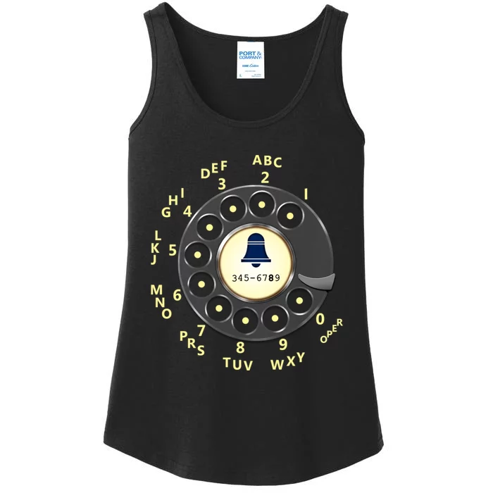 Retro Rotary Dial Ladies Essential Tank