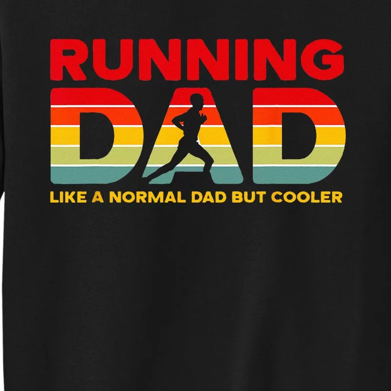 Retro Running Dad Apparel Funny Marathon Sweatshirt