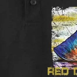 Redfish Red Drum Salty Dad Saltwater Fishing Ocean Fish Dry Zone Grid Performance Polo