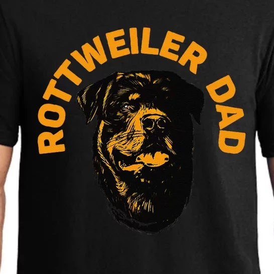 Rottweiler Rottie Dad Daddy Father Funny Pajama Set