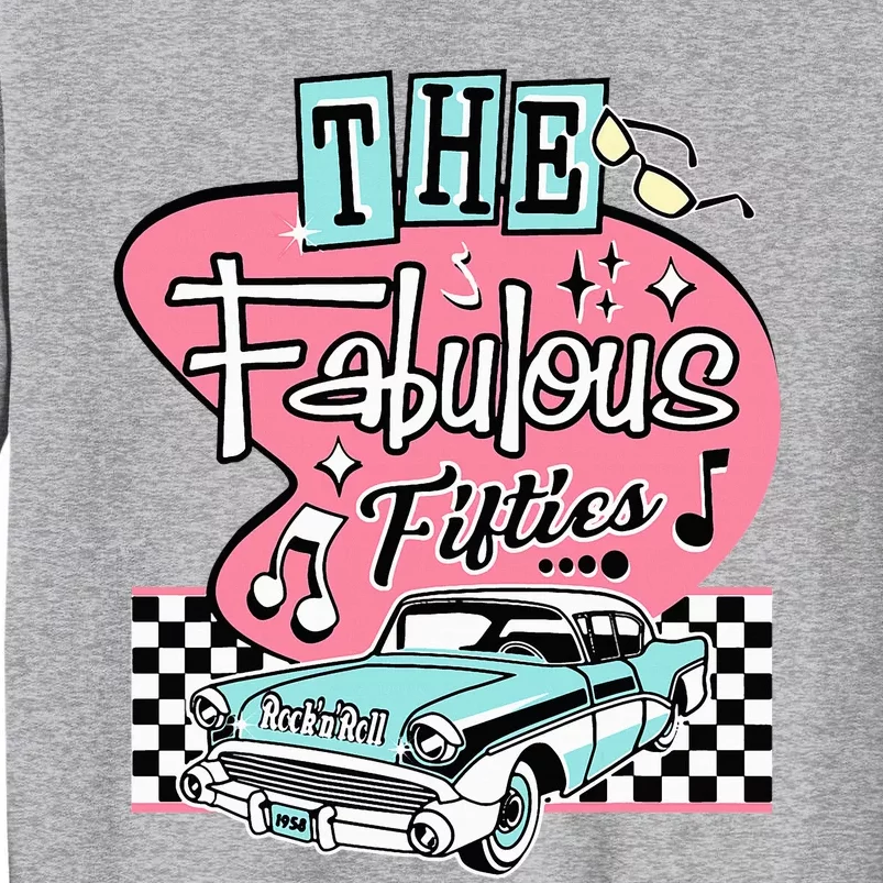 Retro Rockabilly Dance Party Tall Sweatshirt