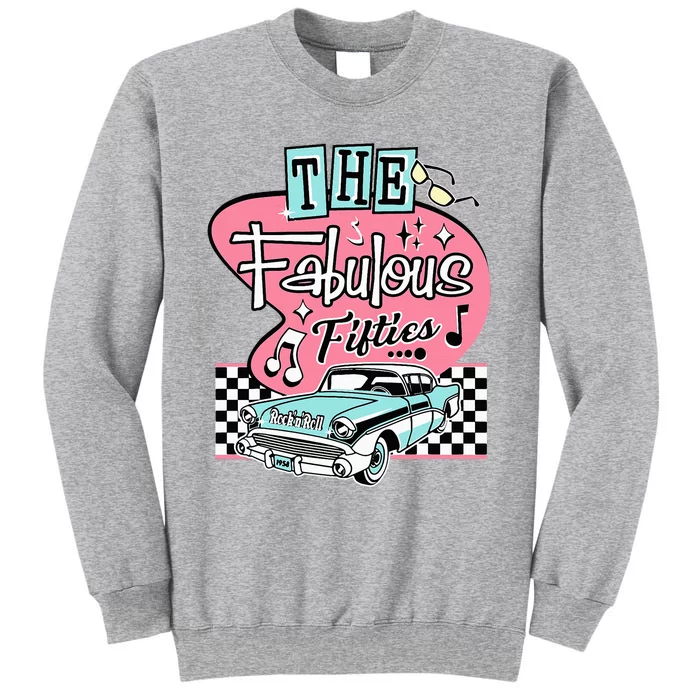 Retro Rockabilly Dance Party Tall Sweatshirt