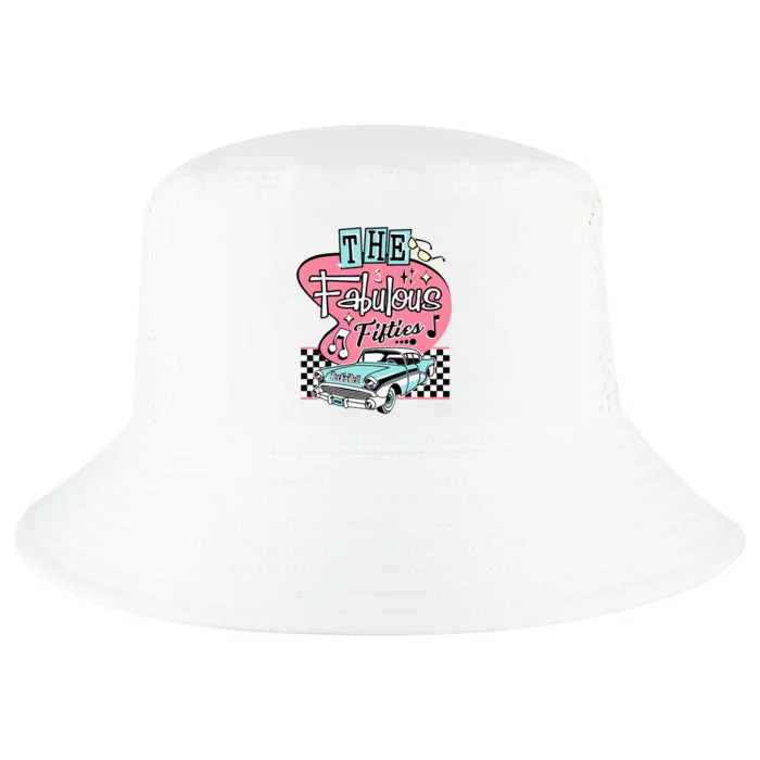 Retro Rockabilly Dance Party Cool Comfort Performance Bucket Hat