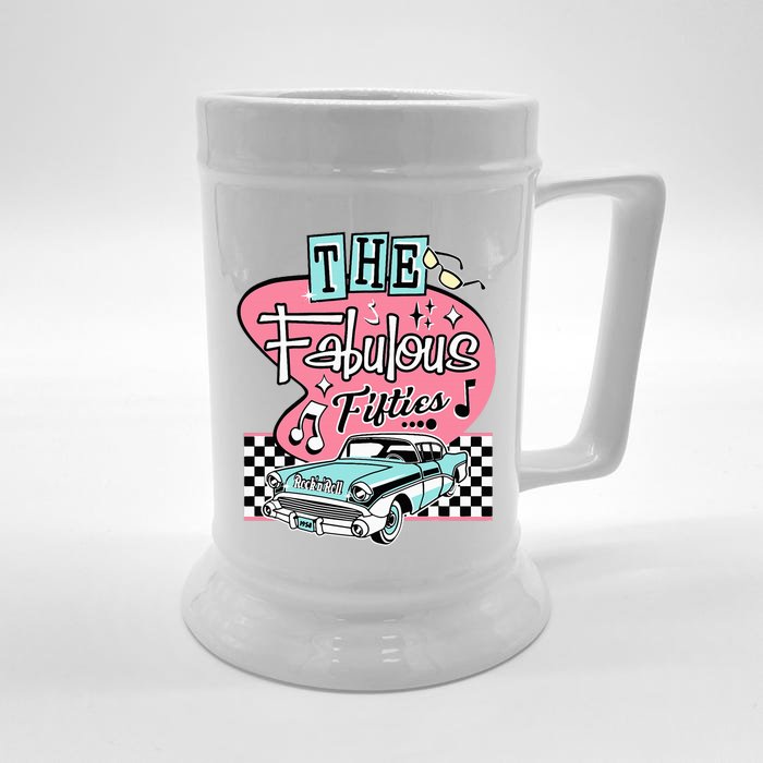 Retro Rockabilly Dance Party Front & Back Beer Stein