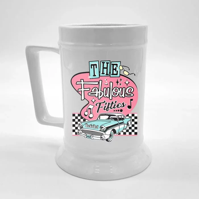 Retro Rockabilly Dance Party Front & Back Beer Stein