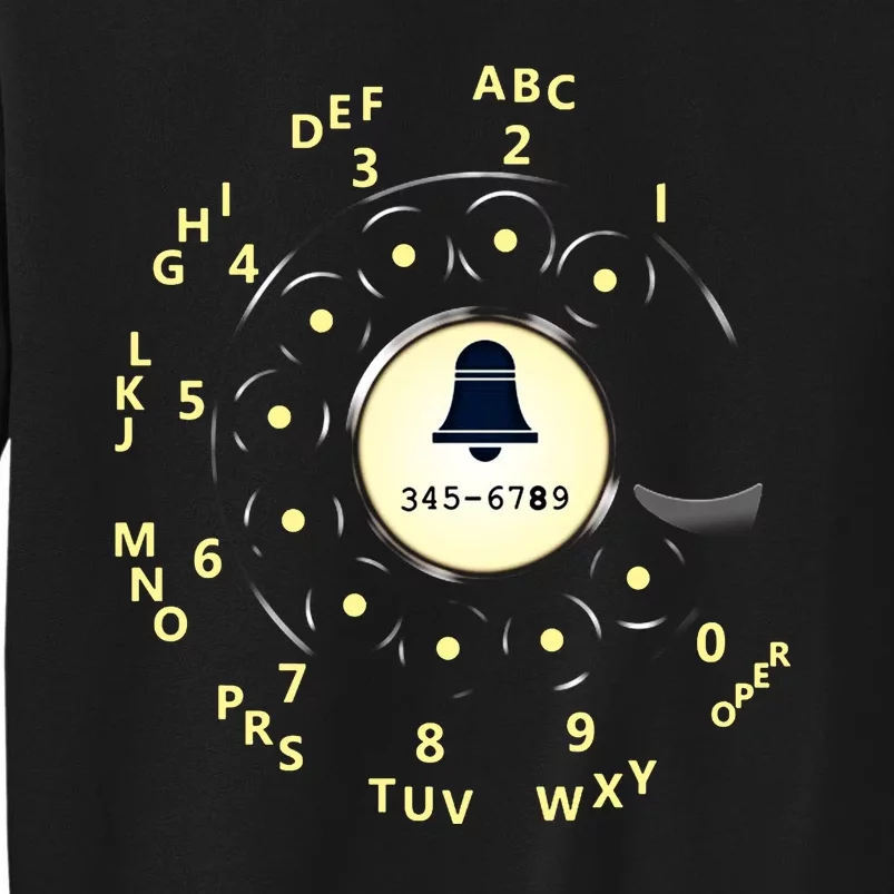 Retro Rotary Dial Tall Sweatshirt