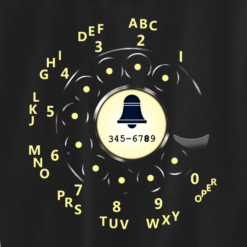 Retro Rotary Dial Kids Sweatshirt