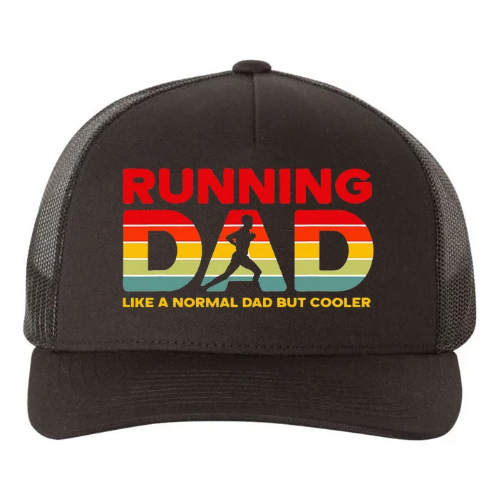 Retro Running Dad Apparel Funny Marathon Yupoong Adult 5-Panel Trucker Hat