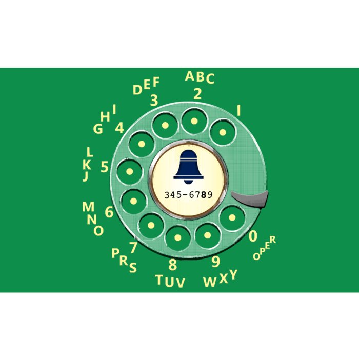 Retro Rotary Dial Bumper Sticker