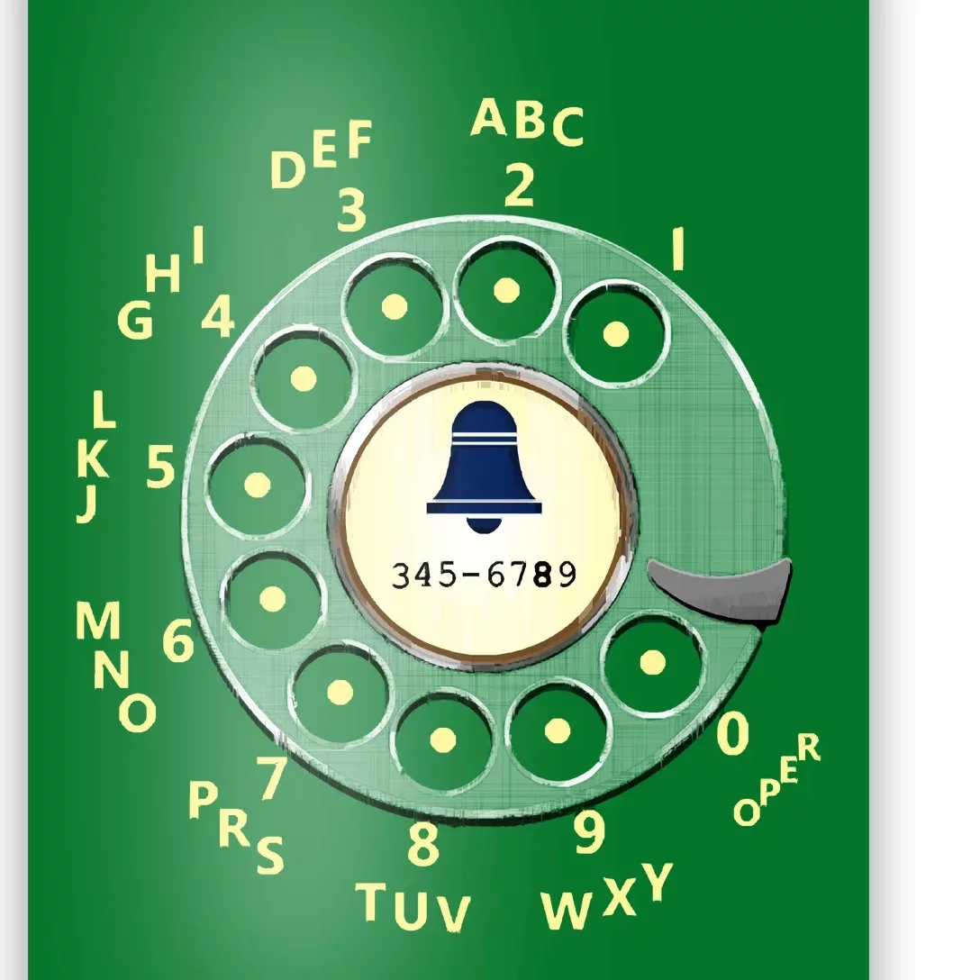 Retro Rotary Dial Poster