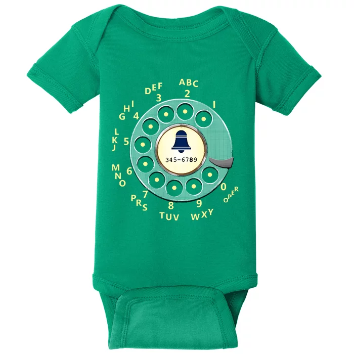 Retro Rotary Dial Baby Bodysuit