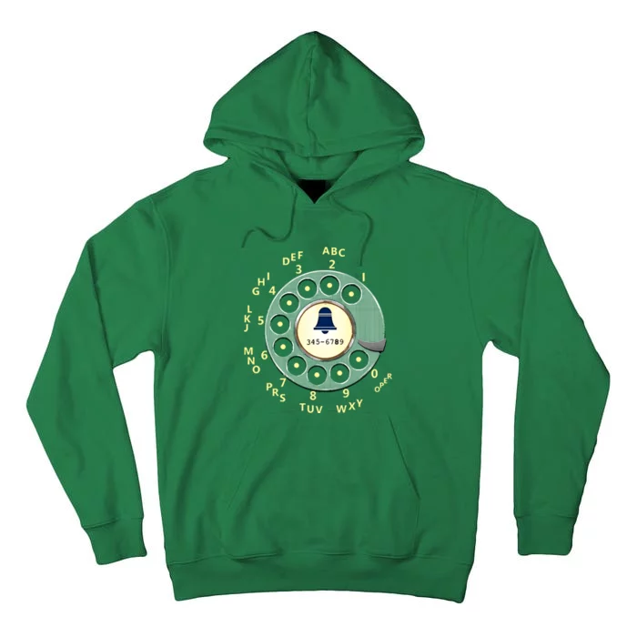 Retro Rotary Dial Tall Hoodie