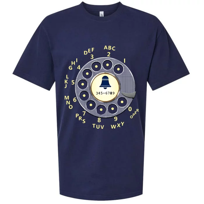 Retro Rotary Dial Sueded Cloud Jersey T-Shirt