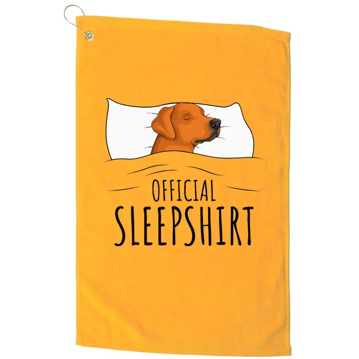 Rhodesian Ridgeback Dog Sleepshirt Platinum Collection Golf Towel