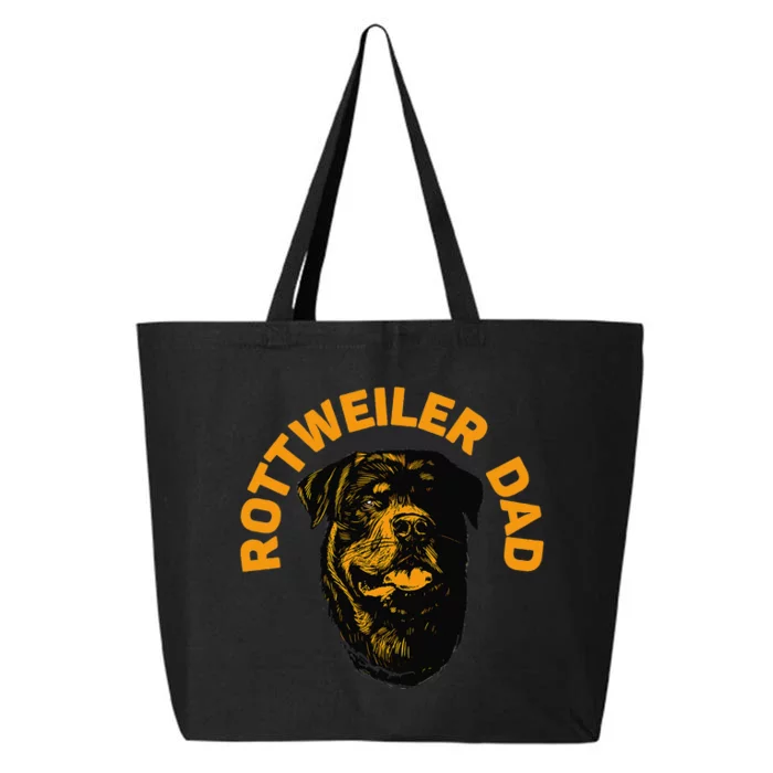 Rottweiler Rottie Dad Daddy Father Funny 25L Jumbo Tote