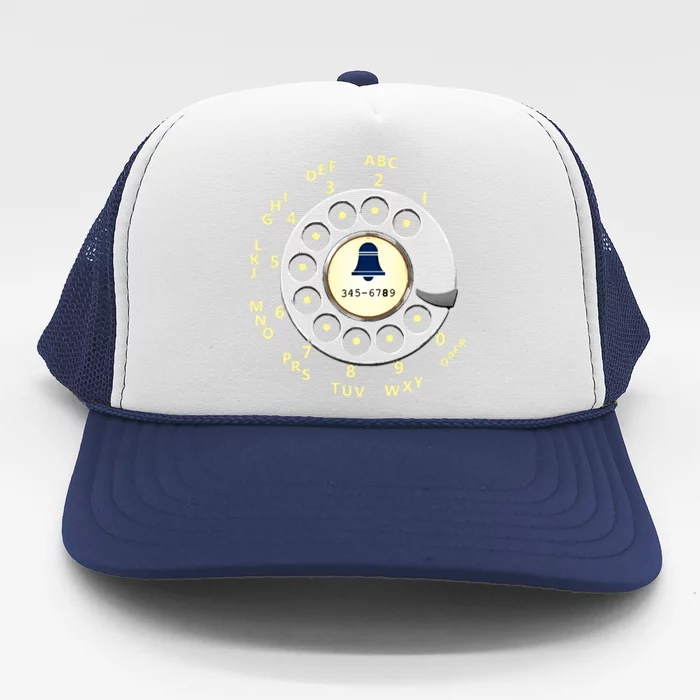 Retro Rotary Dial Trucker Hat