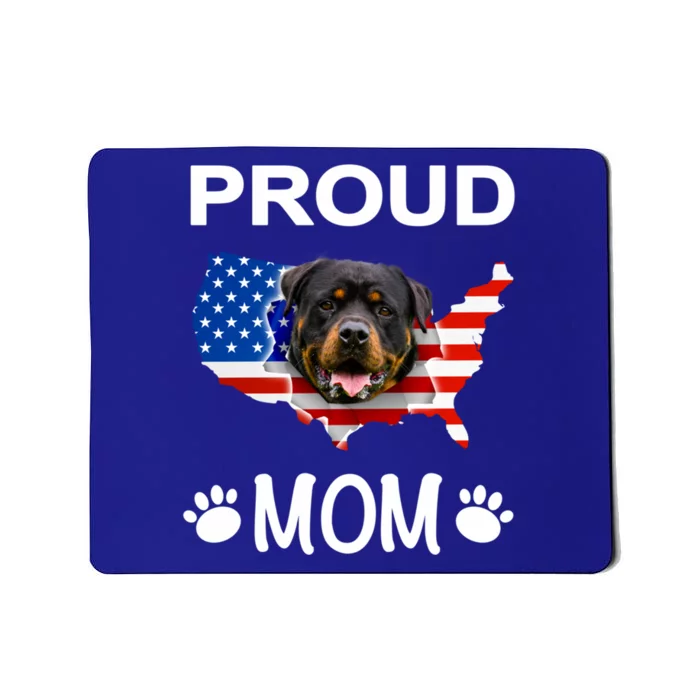 Rottweiler Rottweiler Dog Rottweiler Proud Patriot Mom Gift Mousepad