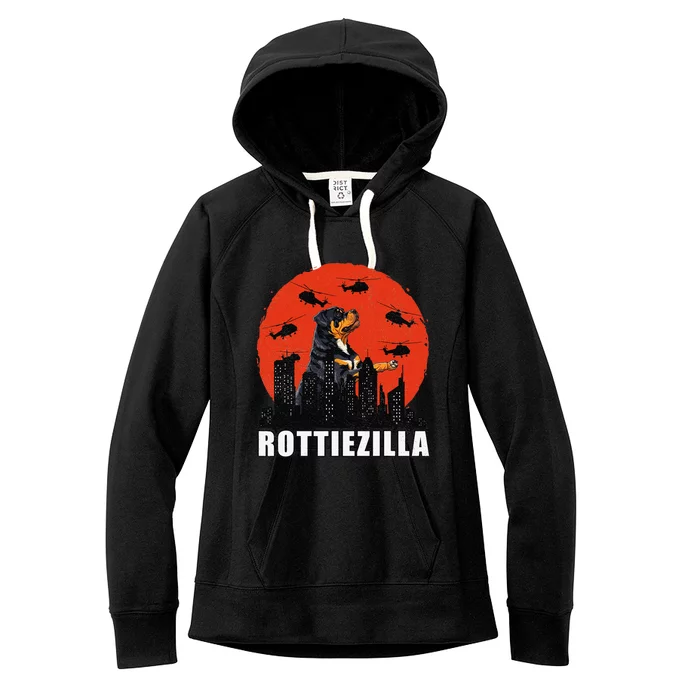 Rottweiler Rottie Dog Lovers Rottweiler Mom Funny Women's Fleece Hoodie