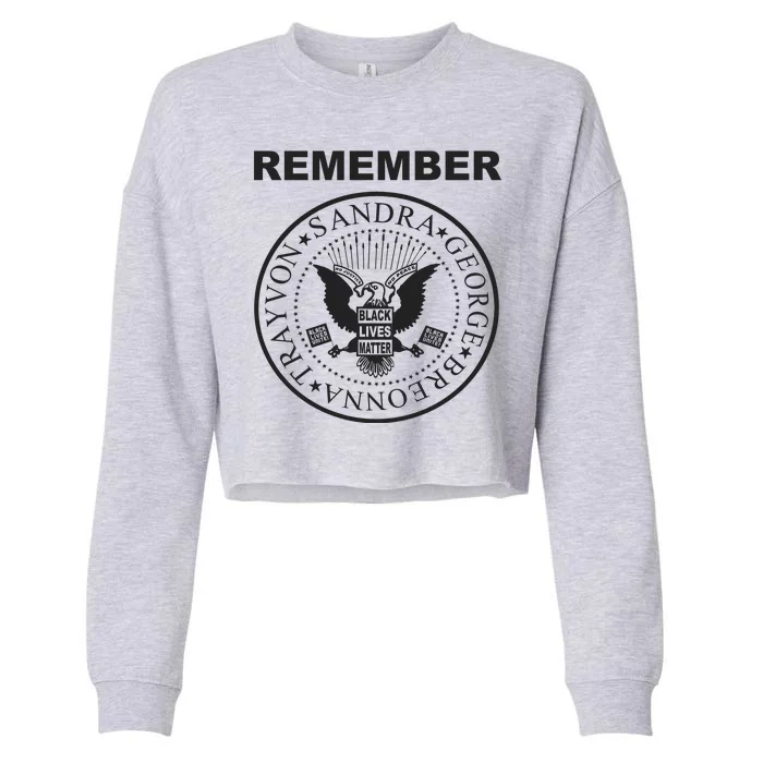 REMEMBER Cropped Pullover Crew