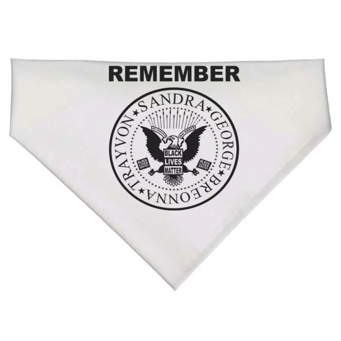 REMEMBER USA-Made Doggie Bandana