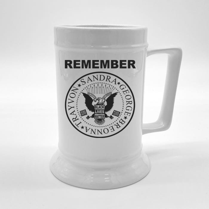 REMEMBER Front & Back Beer Stein