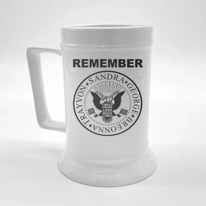 REMEMBER Front & Back Beer Stein