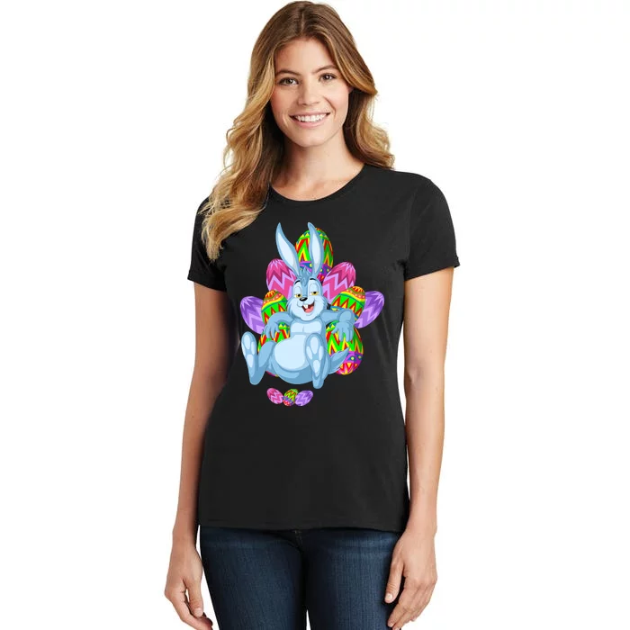 Rabbit Relaxing Easter Day Women's T-Shirt