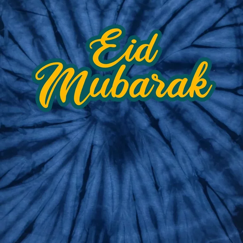 Retro Ramadan Eid Mubarak Tie-Dye T-Shirt