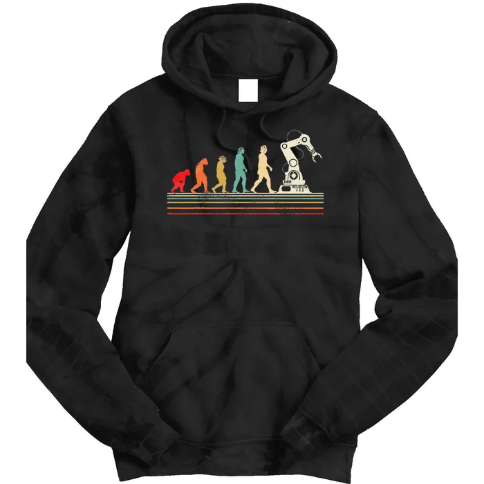 Robot Robotics Engineer Tie Dye Hoodie