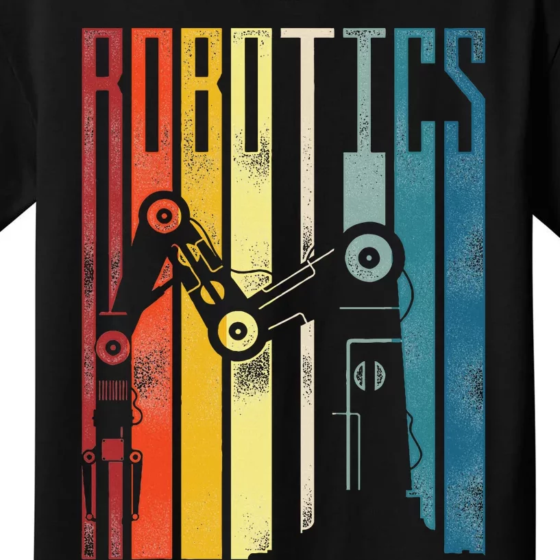 Robot Robotics Engineer Vintage Robotics Kids T-Shirt