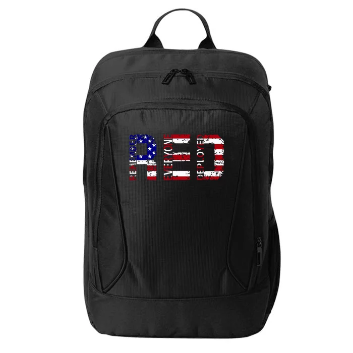 RED Remove Everyone Deployed City Backpack