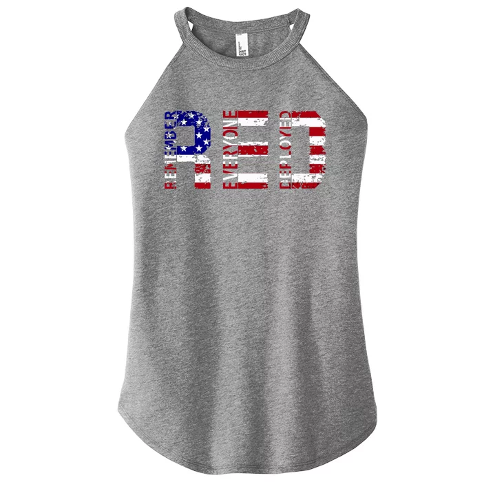 RED Remove Everyone Deployed Women’s Perfect Tri Rocker Tank