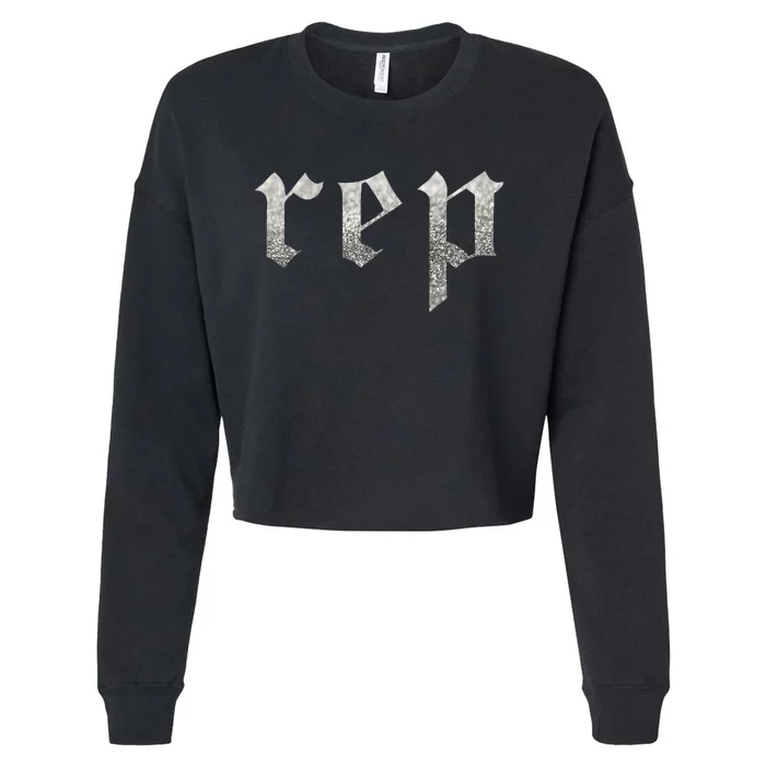 Rep Cropped Pullover Crew