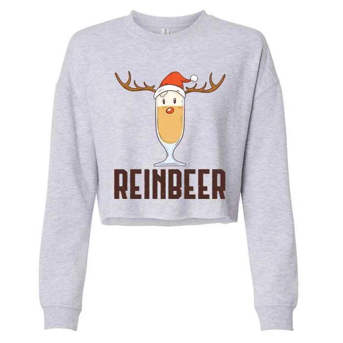 Reinbeer Cropped Pullover Crew