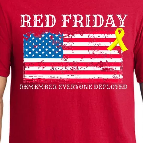 R.E.D Remember Everyone Deployed Red Friday Military Pajama Set